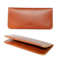 Smart long wallet MULTI-PURPOSE  กระเป๋าเงินใบยาว handmade หนังแท้ฟอกฝาด ( ใส่มือถือ )
